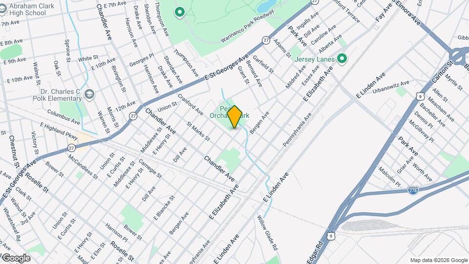 1411 Hussa St Map and Location Details