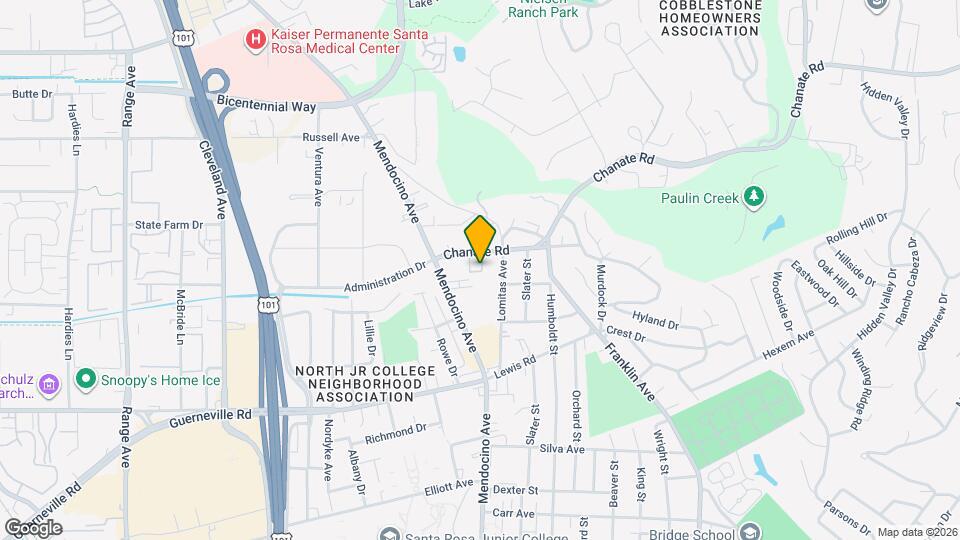 2344 Chanate Rd Map and Location Details