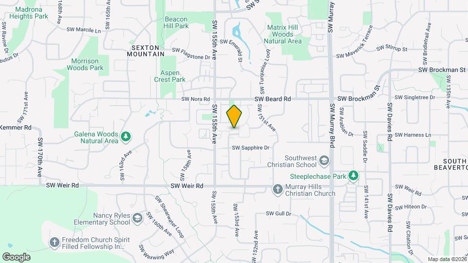 15305 SW Diamond St Map and Location Details
