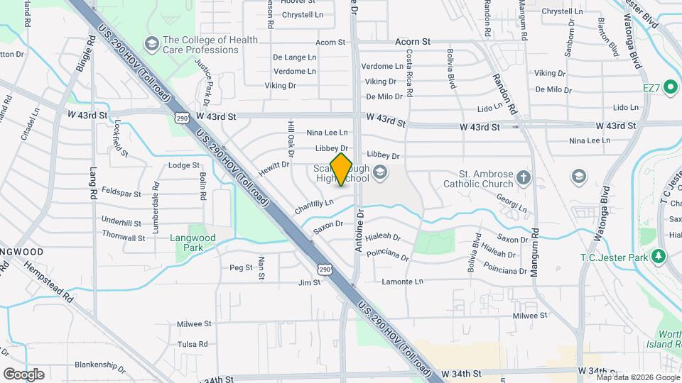 5514 Chantilly Ln Map and Location Details