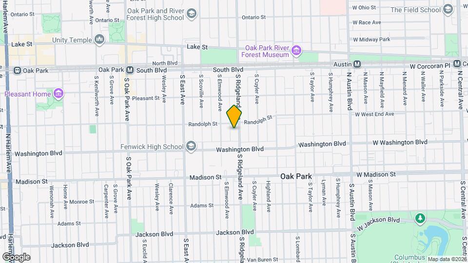 311 S Ridgeland Ave Map and Location Details