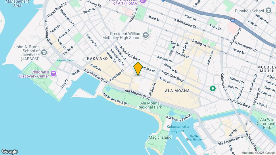 Ko'olani Mapa y Detalles de la Ubicación
