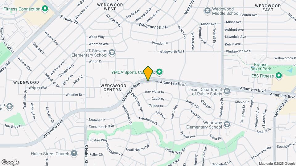 4325 Altamesa Blvd Map and Location Details