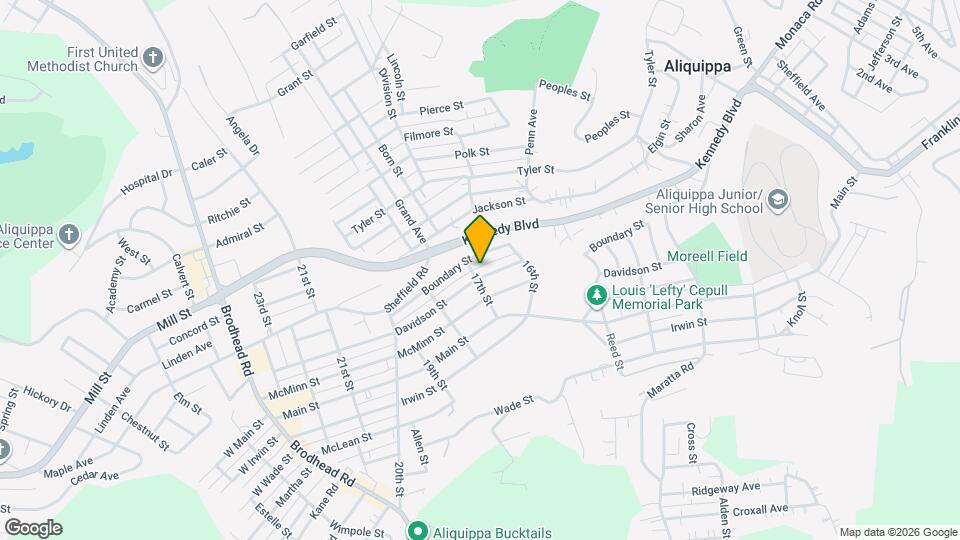 1626 Davidson St Map and Location Details