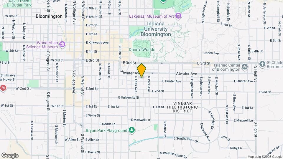 717 E Hunter Ave Map and Location Details
