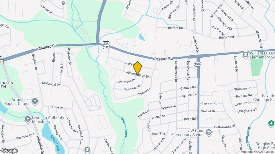 5319 Williamsburgh Dr Map and Location Details