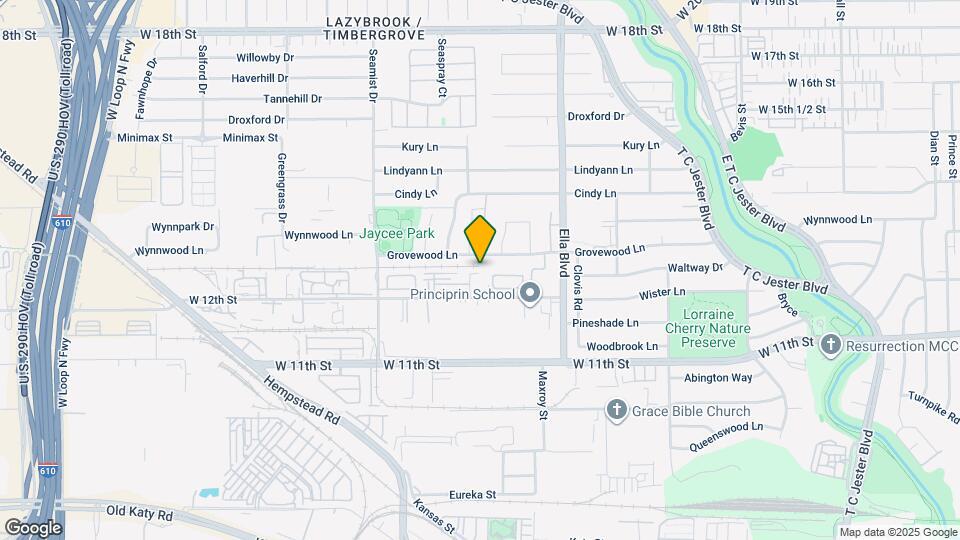3302 Timbergrove Heights St. Map and Location Details