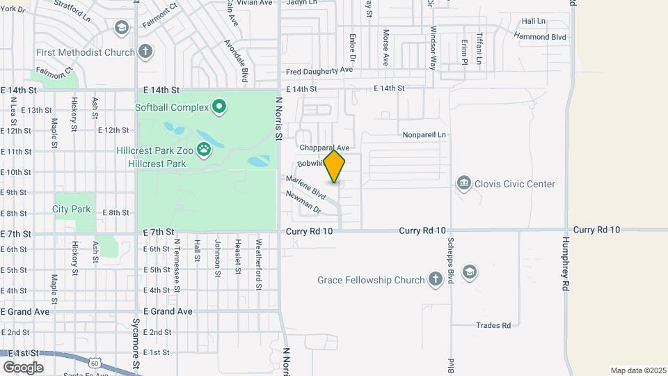 1032 Mockingbird Ln Map and Location Details