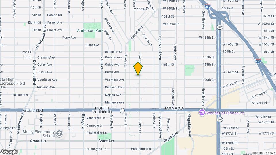 2521 Voorhees Ave Map and Location Details