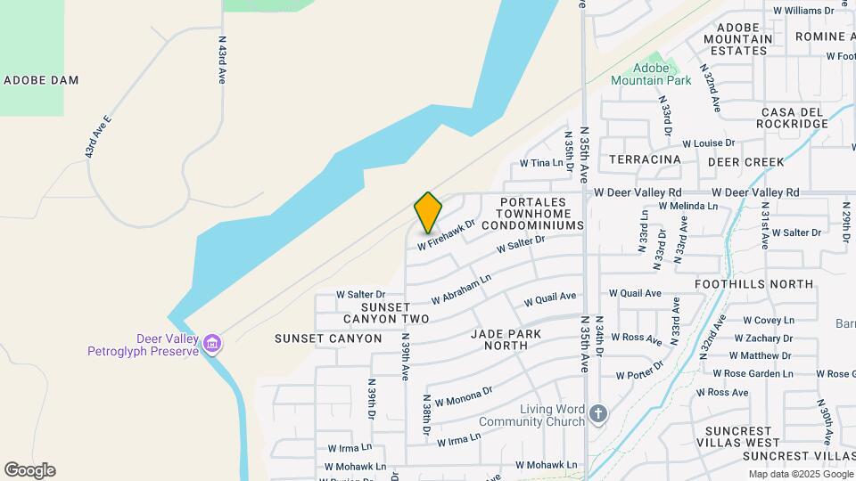 3802 W Firehawk Dr Map and Location Details
