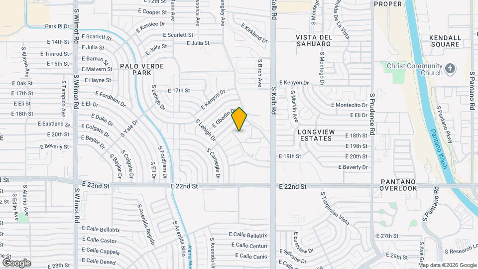 822 S Langley Ave Map and Location Details