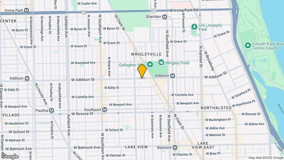 1125 W Addison St Mapa y Detalles de la Ubicación