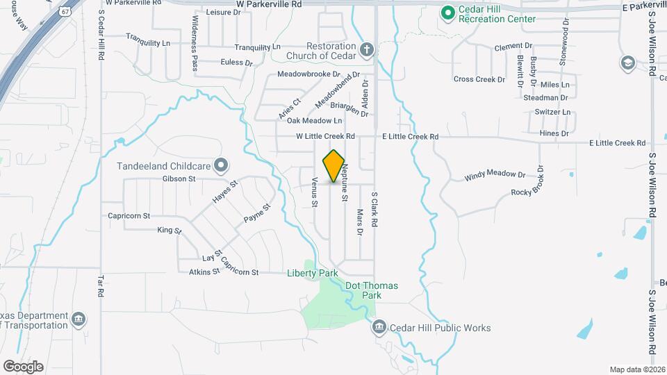 1201 Saturn Dr Mapa y Detalles de la Ubicación