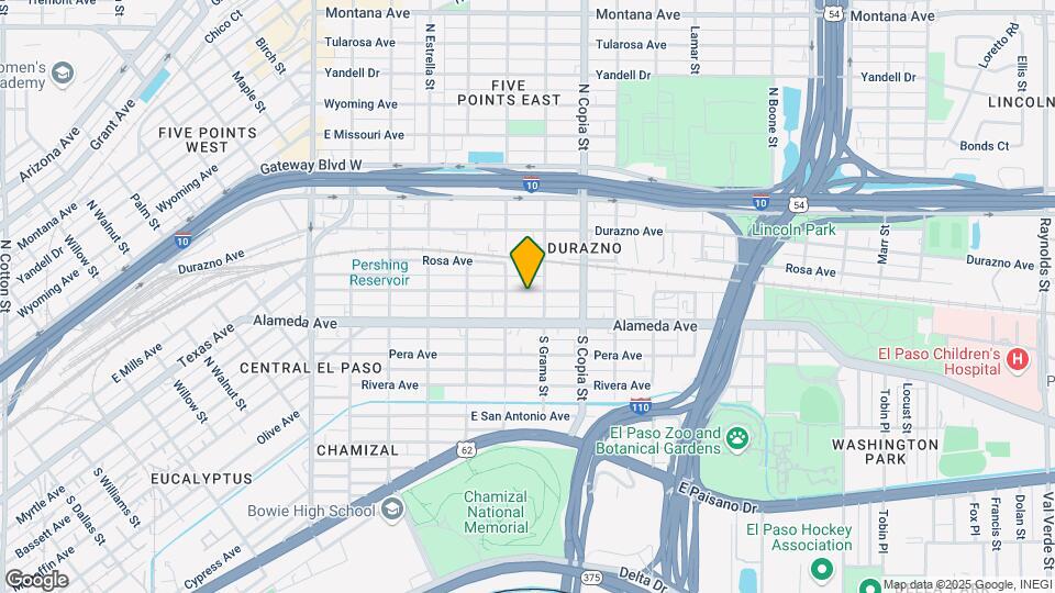 3420 Frutas Ave Mapa y Detalles de la Ubicación