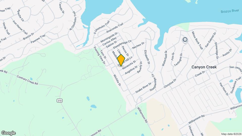 2206 Navasota St Map and Location Details