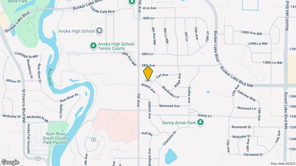 3700 Bryant Cir Map and Location Details