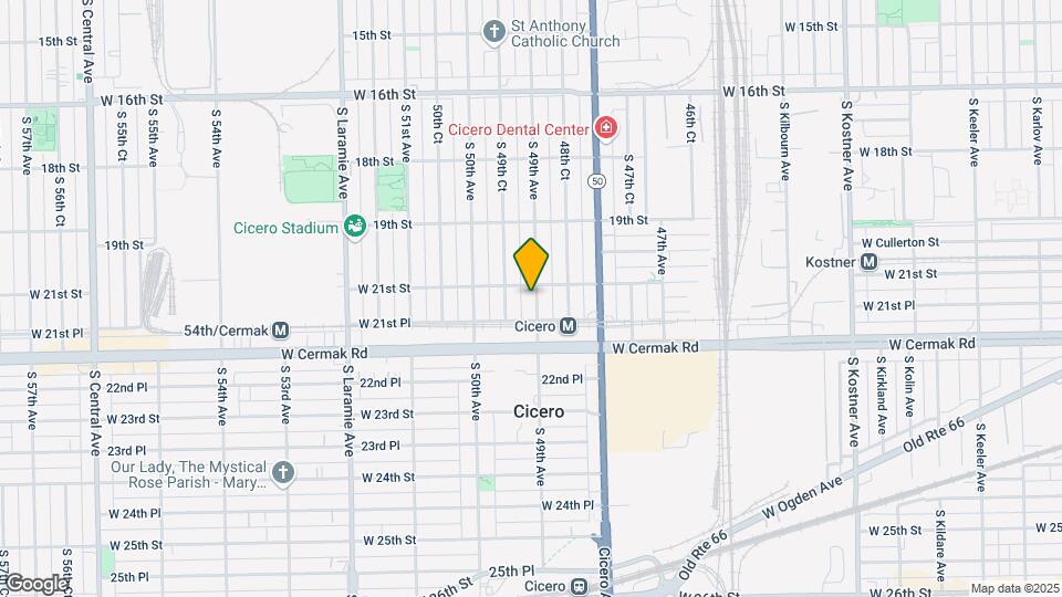 2104 S 49th Ave Map and Location Details