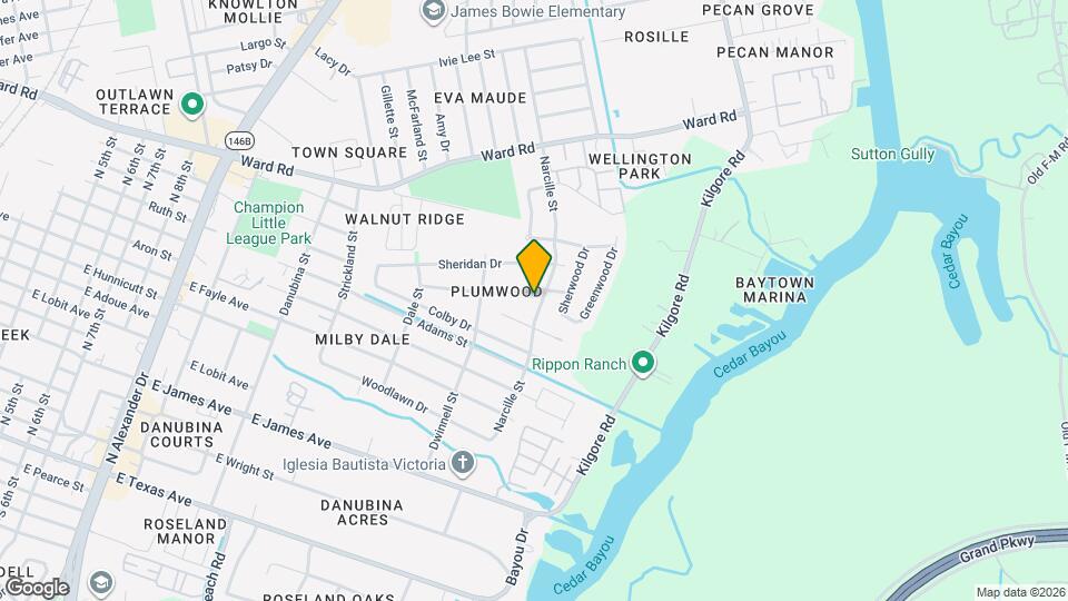 1306 Narcille St Map and Location Details