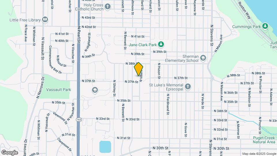 3710 N Villard St Map and Location Details
