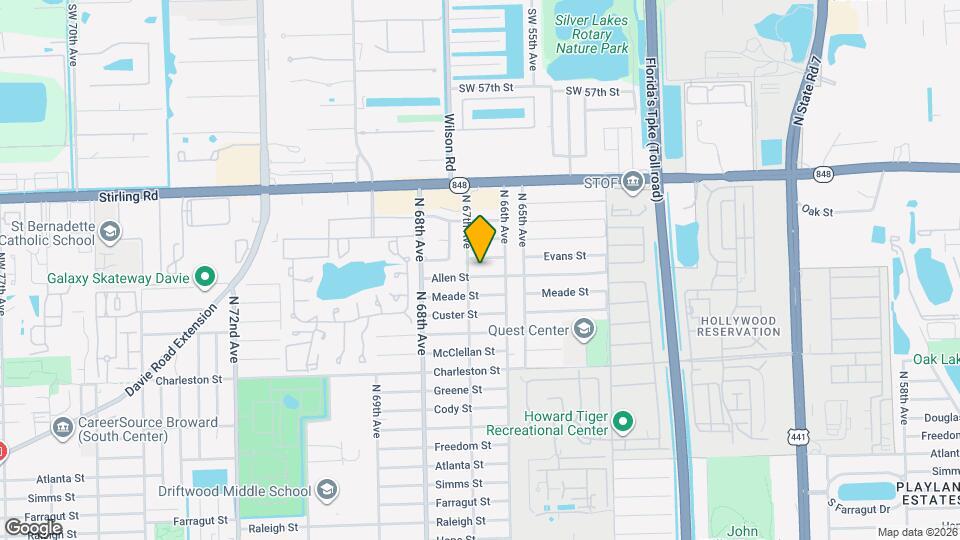 6651 Allen St Map and Location Details