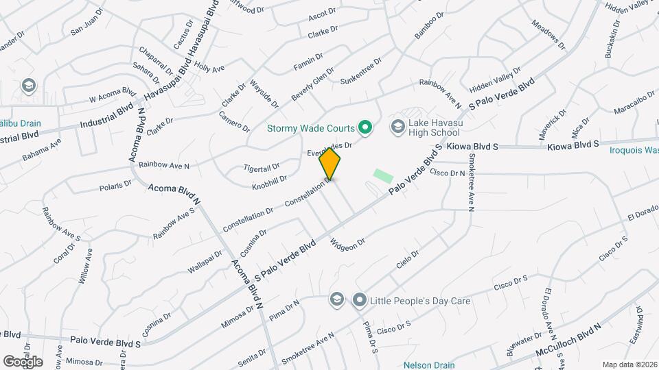 2470 Constellation Dr Map and Location Details