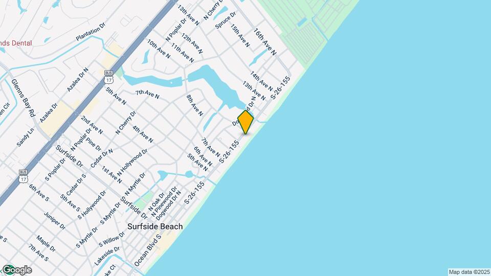 915 N Ocean Blvd, Unit Surfside by the Sea 103 Map and Location Details