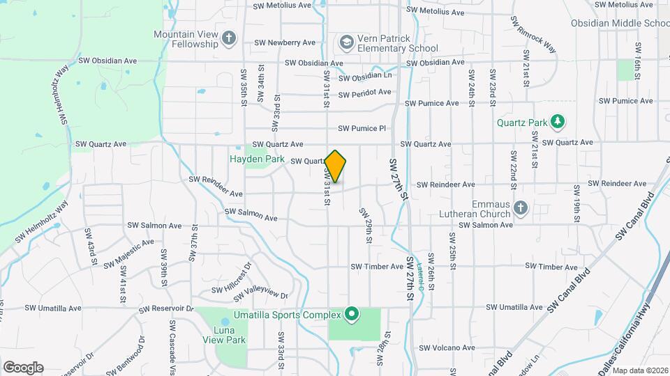 3025 SW Reindeer Ave Mapa y Detalles de la Ubicación