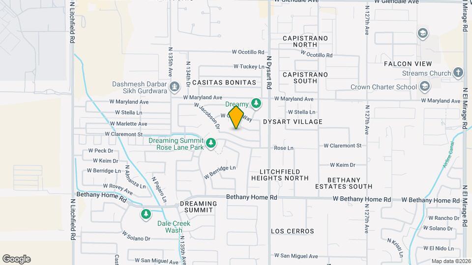 13218 W Jacobson Dr Map and Location Details
