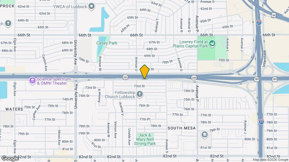 2019 S Loop 289 Map and Location Details
