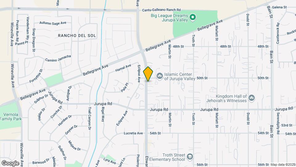 5024 Etiwanda Ave Map and Location Details