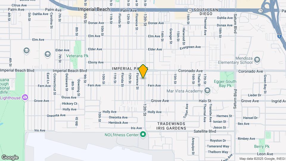 1164 13th St Map and Location Details