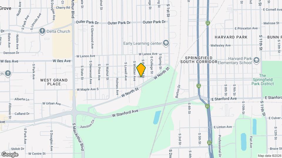 2803 S Pasfield St Map and Location Details