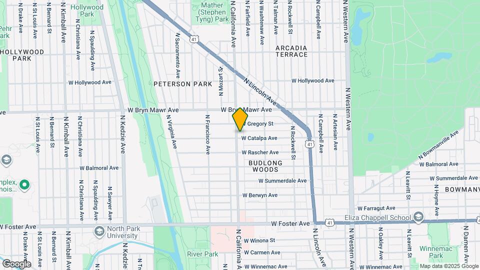 5501 N California Ave Map and Location Details