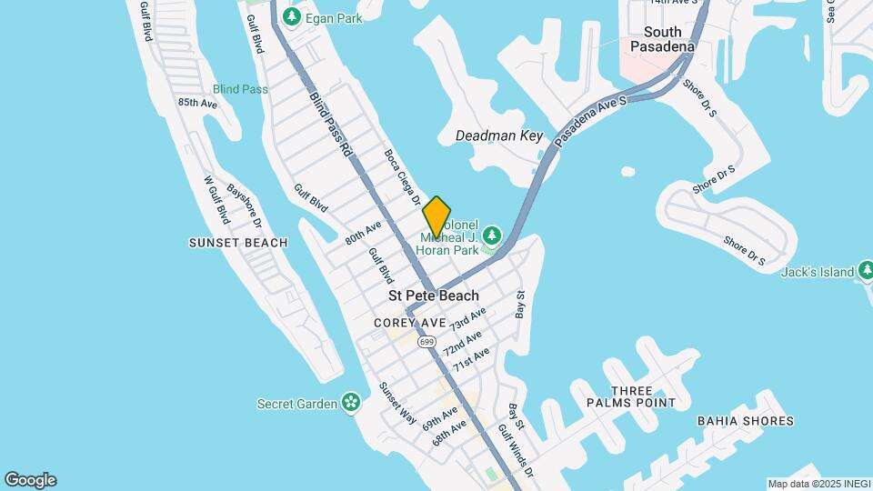 7700 Boca Ciega Dr Map and Location Details