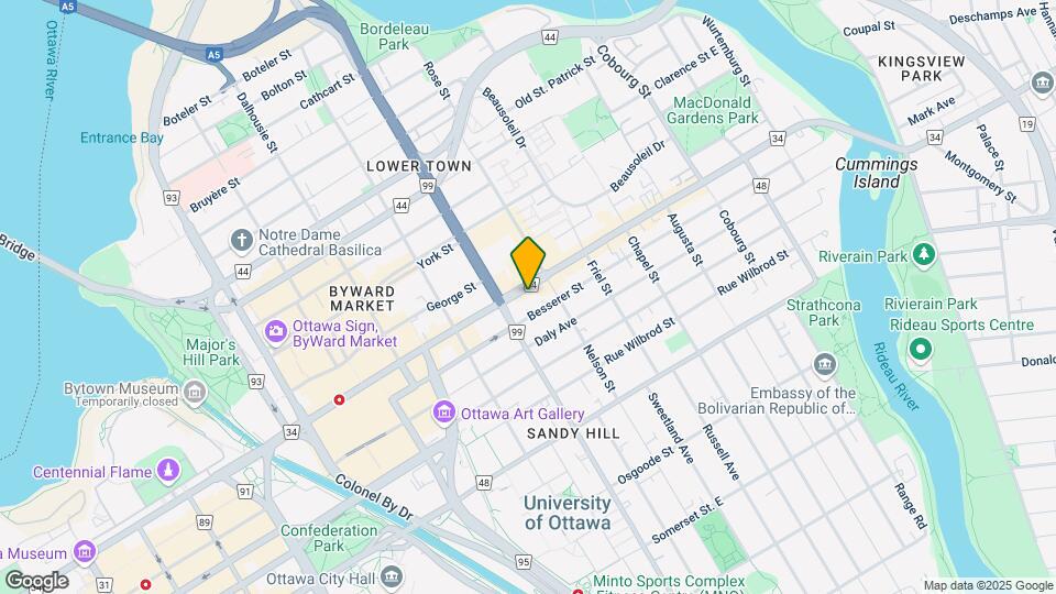 316-316 Rideau St Map and Location Details