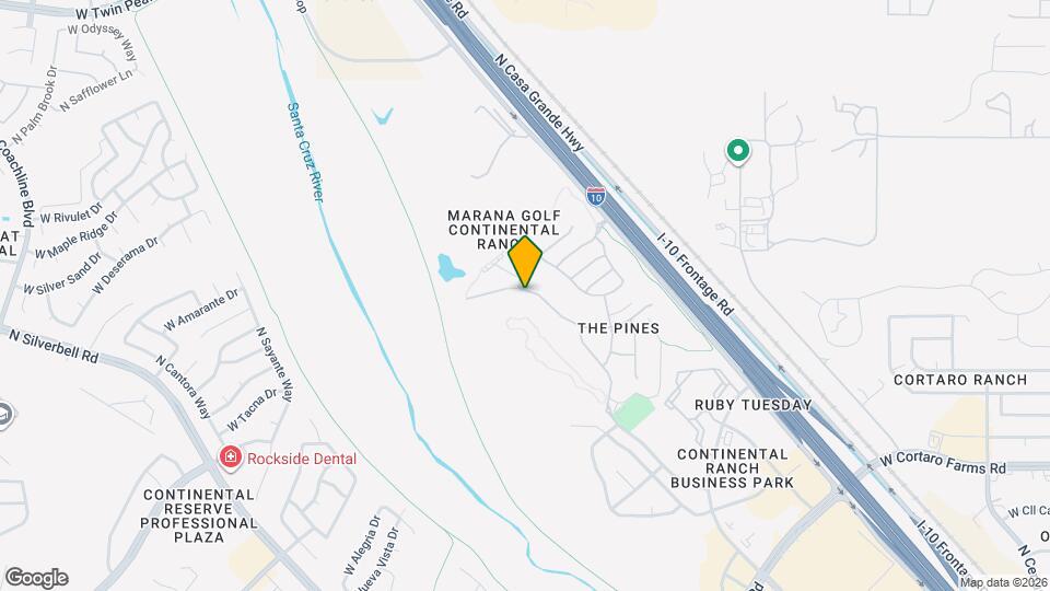 6457 W Sugar Pine Trail Map and Location Details