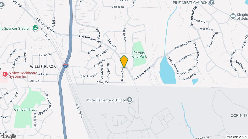 1440 Bowie Ave Map and Location Details