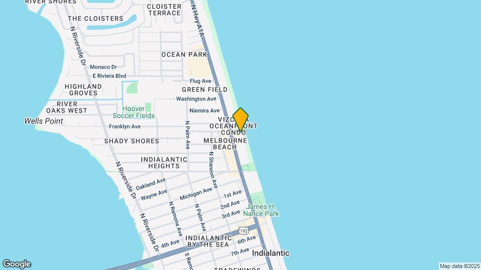 877 N Hwy A1A Map and Location Details