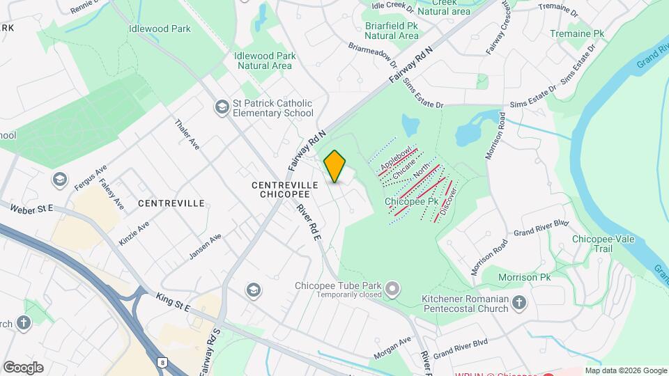 46 Chicopee Terrace Map and Location Details