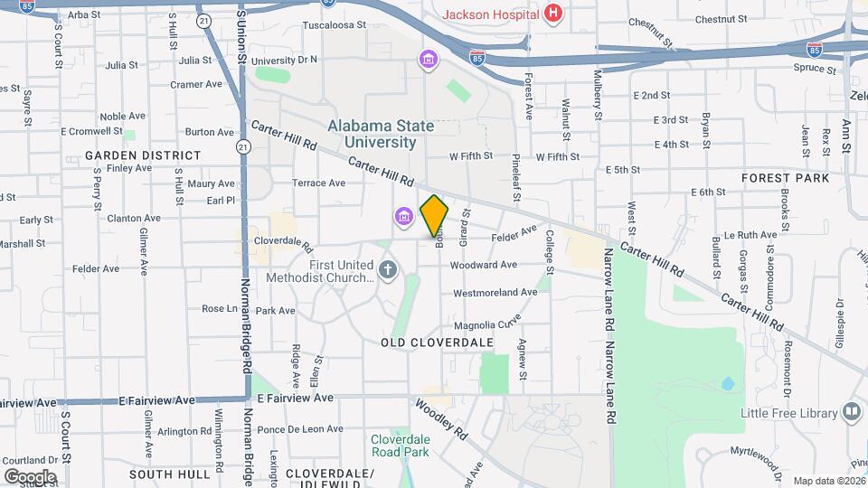 1032 Felder Ave Map and Location Details
