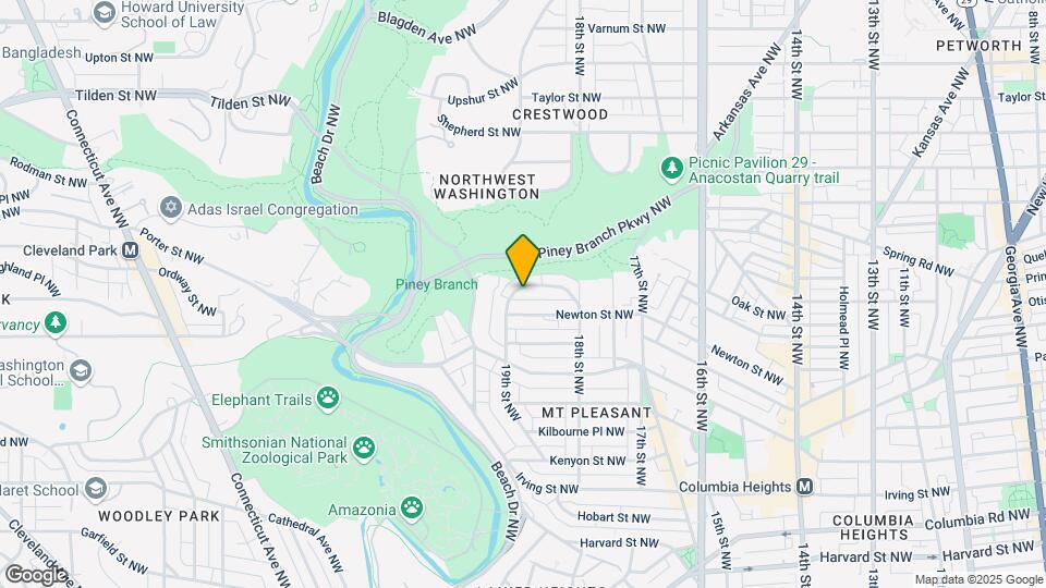 1866 Ingleside Terrace NW Map and Location Details