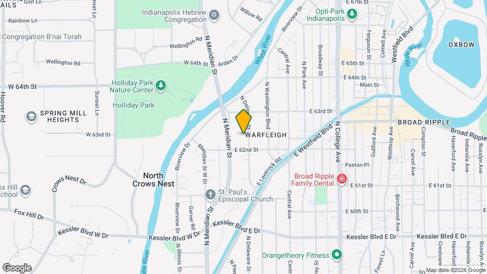 6226 N Delaware St Map and Location Details
