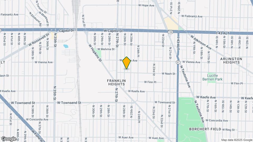 3706 N 26th St Map and Location Details