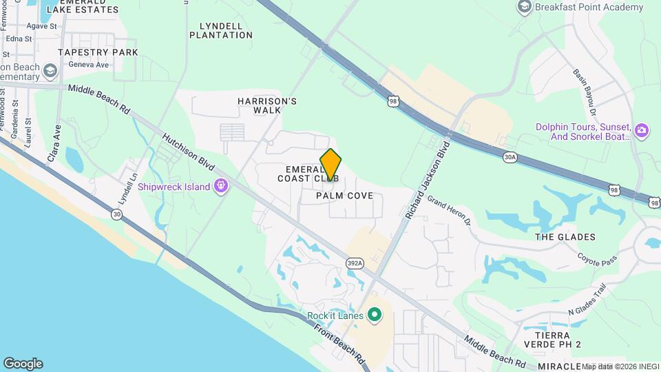 11728 Seashore Ln Map and Location Details