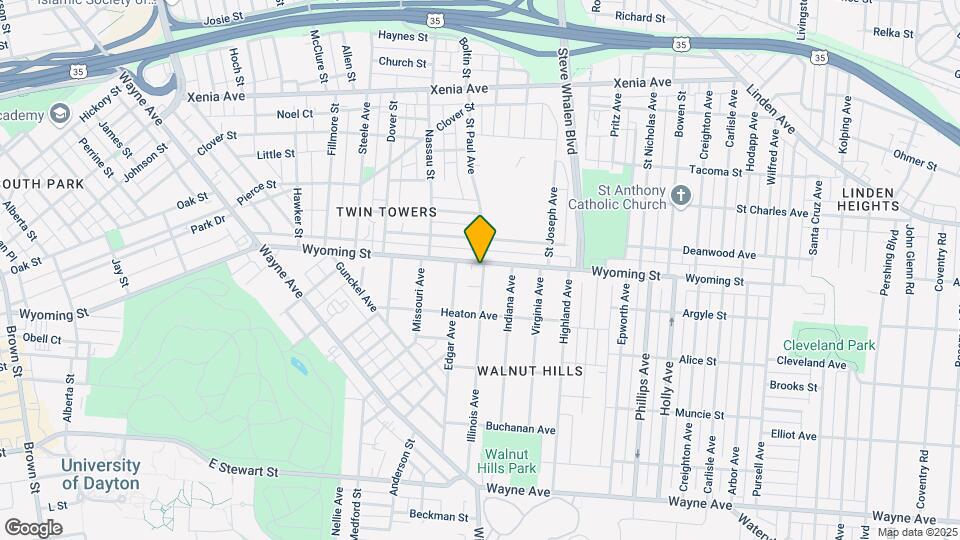 1228 Wyoming St Map and Location Details