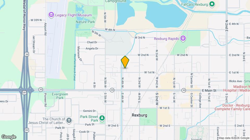 364 W 1st N Mapa y Detalles de la Ubicación