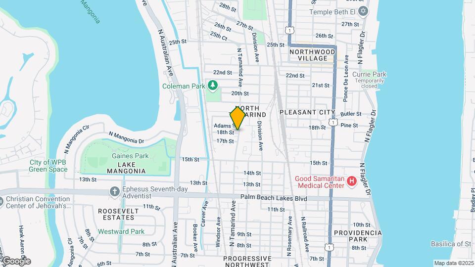 1811 N Tamarind Ave Map and Location Details