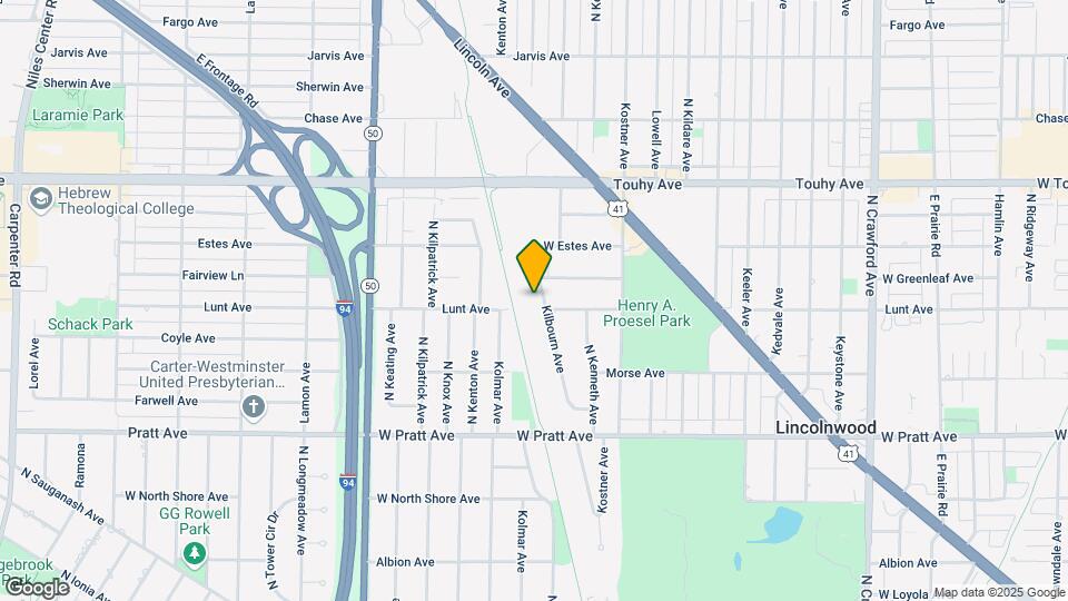 7014 Kilbourn Ave Map and Location Details