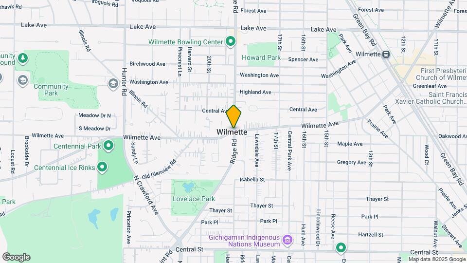 1924 Wilmette Ave Map and Location Details