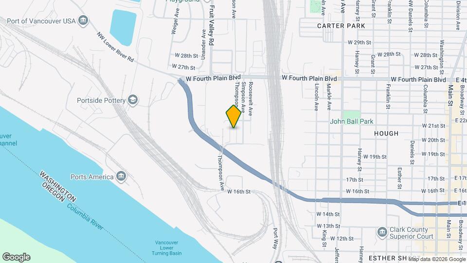 2021 Thompson Ave Map and Location Details